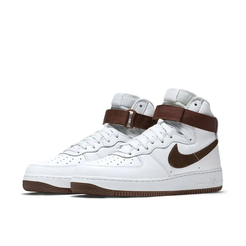 Nike Air Force 1 Hi Retro Qs Summit White/Chocolate Summit White/Chocolate (743546-102)