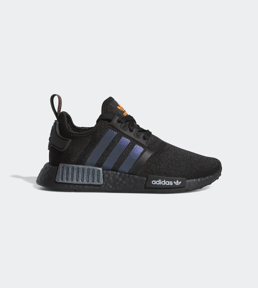adidas NMD R1 Core Black Solar Orange (GS)