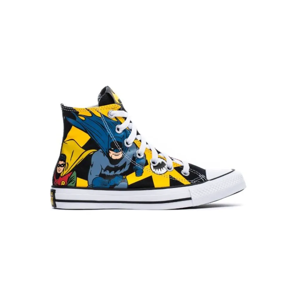 Converse Converse x Batman Chuck Taylor All Star High Top Black/white/lemon Chrome (167304C)