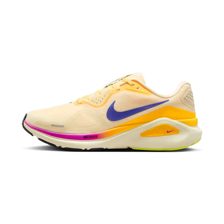 Nike Structure 26 Yellow “Alabaster / Hyper Violet / Laser Orange / Indigo Burst” (HJ1102-700)