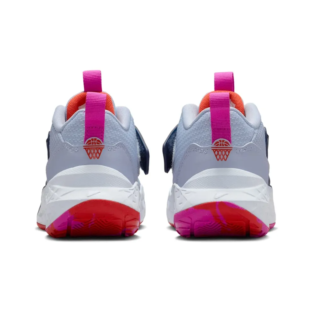 Nike Team Hustle D 12 Ghost / Midnight Navy / Picante Red (HF6280-005)