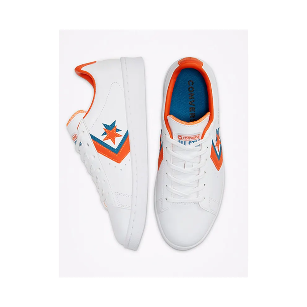 Converse Pro Leather Low ‘Sunblocked – Bold Mandarin’ White/Bold Mandarin (167853C)
