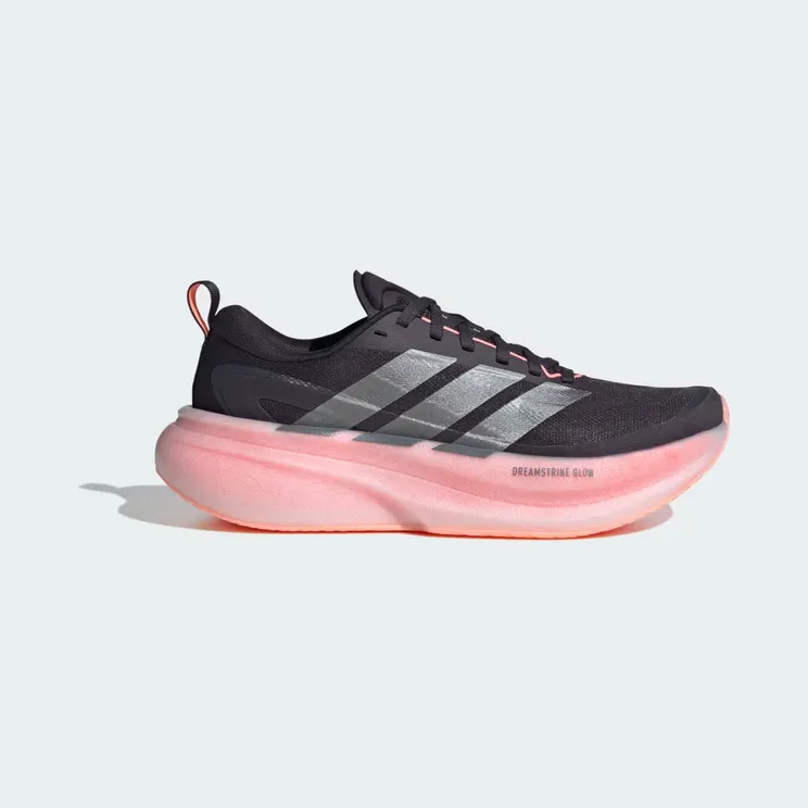 adidas Supernova Glide Running “Aurora Black / Iron Metallic / Acid Red” (KJ1864)