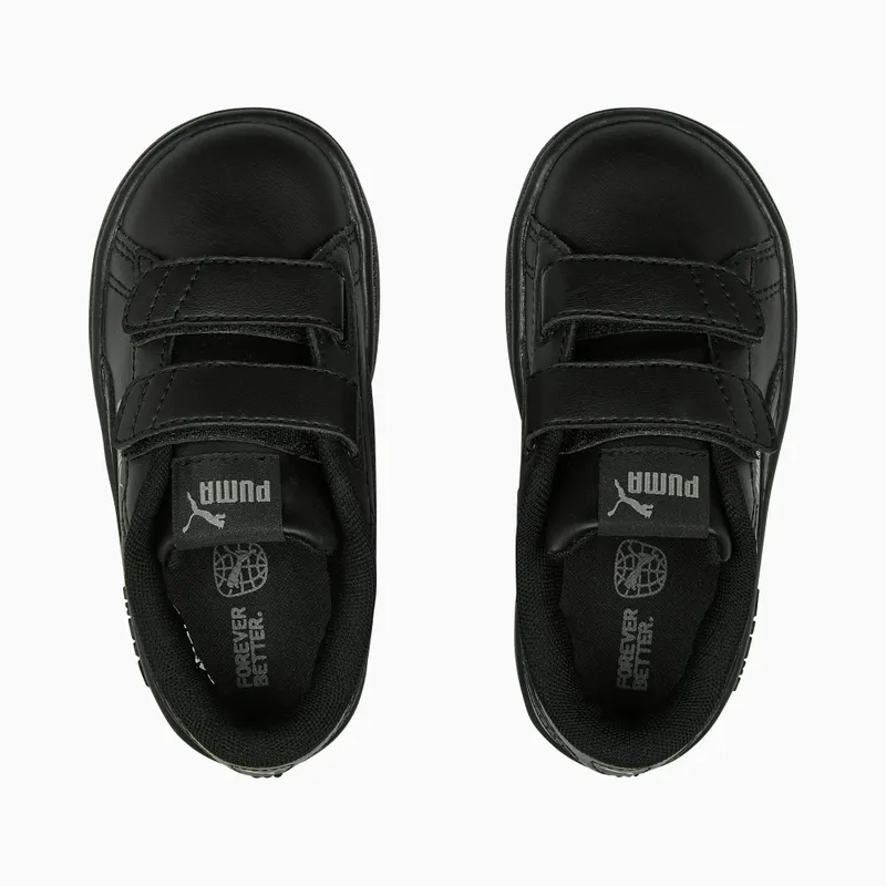 Puma Smash 3.0 Leather V Baby Grey/Black (392034-01)