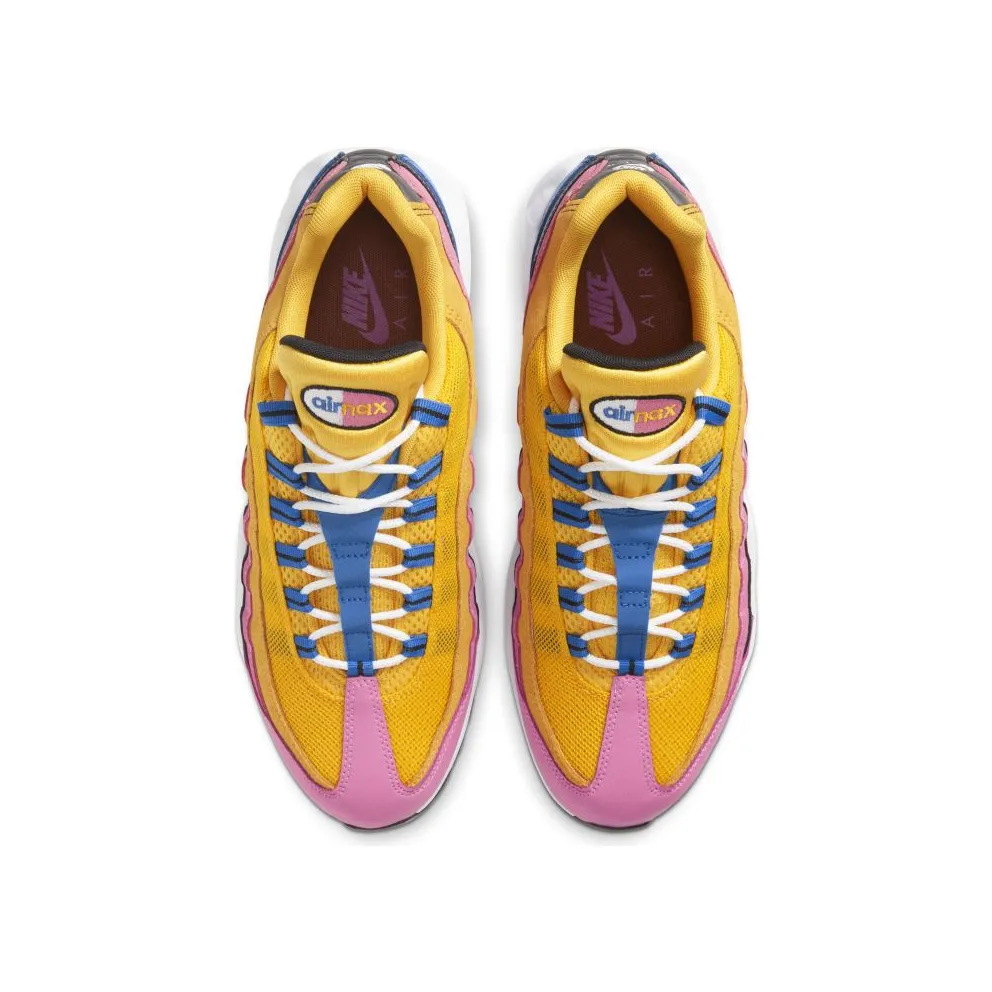 Nike Air Max 95 Multicolor Suede Yellow/Blue-Pink (CZ9170-700)