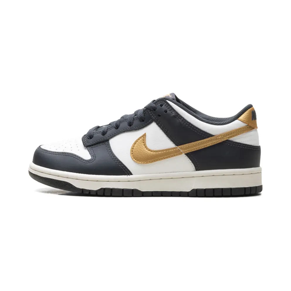 Nike Dunk Low GS “Summit White Metallic Gold” (HV2533-100)