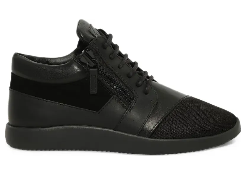 Giuseppe Zanotti ‘The Shark’ High-Top-Sneakers “Black” (RM6136001)