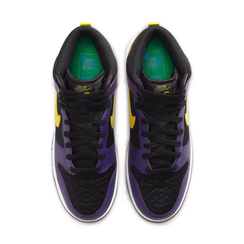 Nike Dunk High “Black/Poti Yellow/Cort Purple/White” (DH0642-001)