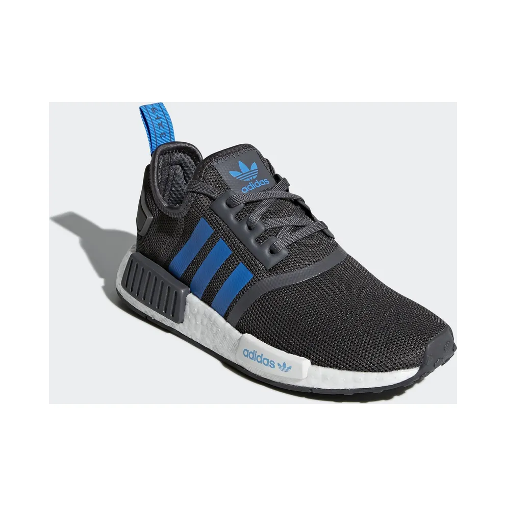 adidas NMD R1 Grey Five Bright Blue (Youth) Grey Five/Bright Blue/Bright Blue (D96688)