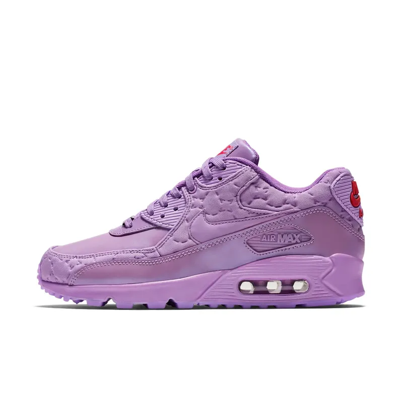 Nike Air Max 90 Paris Macaroon (W) Purple/Fucshia Glow-Chilling Red (813150-500)