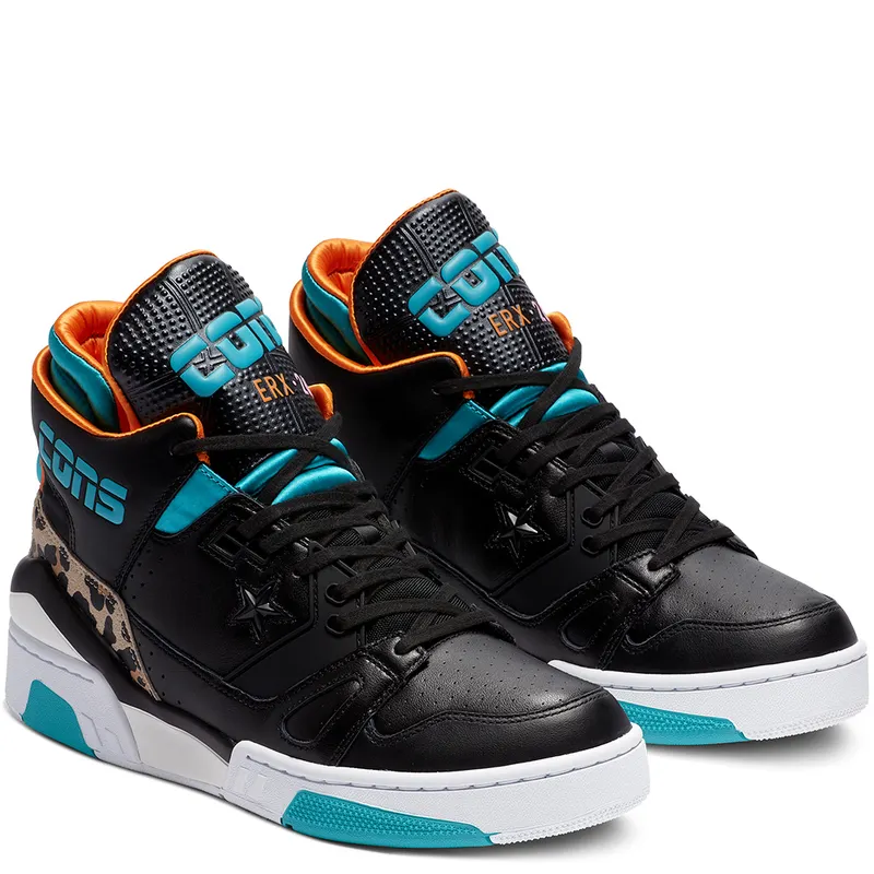 Converse ERX 260 Mid Just Don Animal Pack Black Black/Rapid Teal-Orange Rind (163784C)