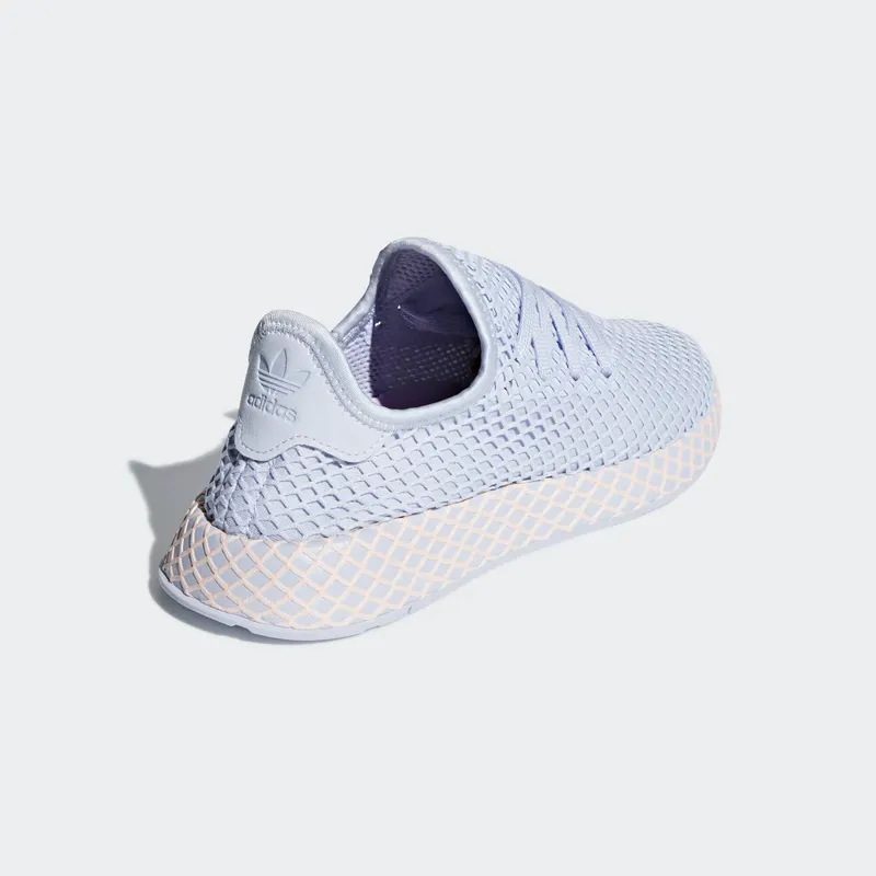 adidas Deerupt Aero Blue Clear Orange (W) Aero Blue/Aero Blue/Clear Orange (B37878)