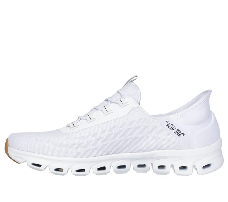 Skechers Slip-ins: Glide-Step – Tranquility – White / Black – “White” (104574 WBK)