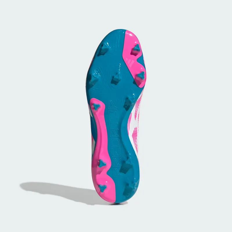 adidas Predator League FG Cloud White Solar Blue Solar Pink (IG6262)