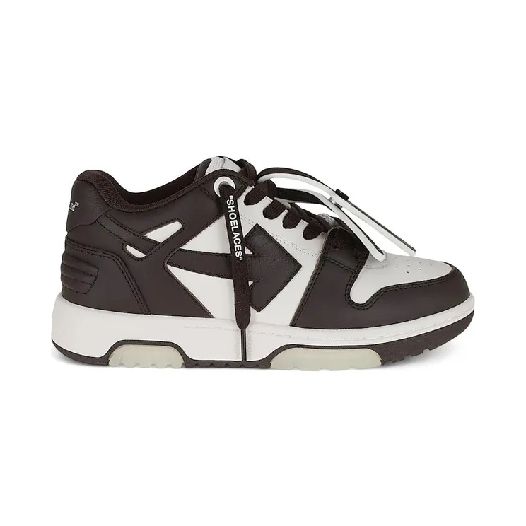 OFF-WHITE Out Of Office OOO Low Tops Chocolate White (OWIA259C99LEA0066G0A)