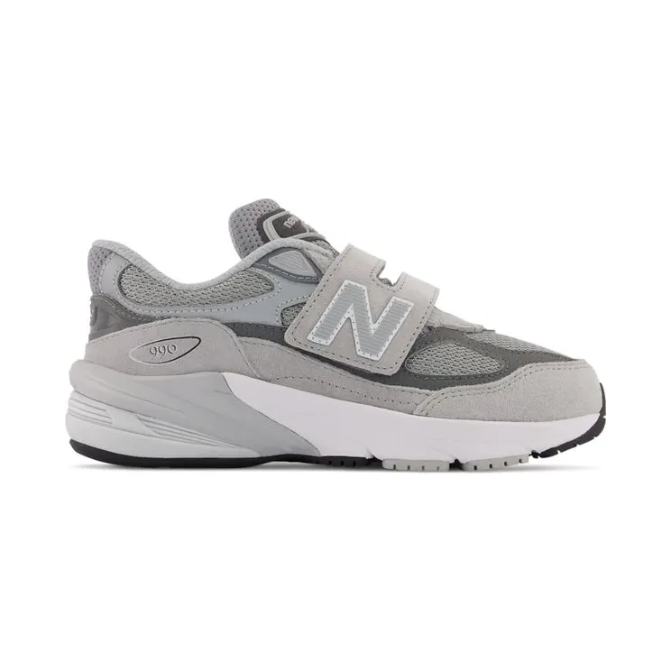 New Balance FuelCell 990v6 Hook and Loop Grey Silver (PV990GL6)