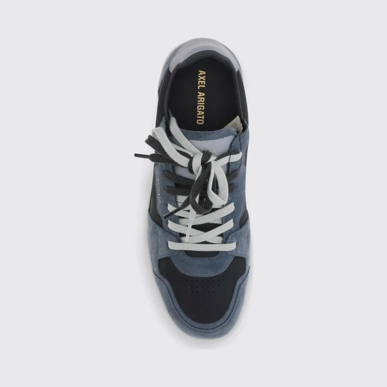 Axel Arigato Dice Lo Bicolour Nubuck and Suede Trainers Blue (F4219003) (3)