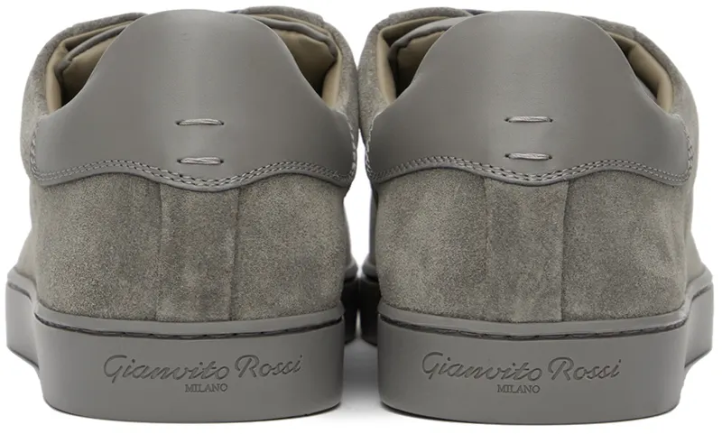 Gianvito Rossi Grey Suede Low-Top (S26340-M1GRE-SUE)