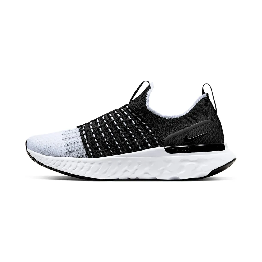 Nike React Phantom Run Flyknit 2 Black White (W)