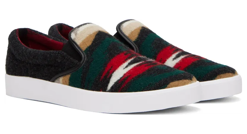 Junya Watanabe Pendleton Edition Slip-On “Multicolor” (WJ-K107-001) (4)