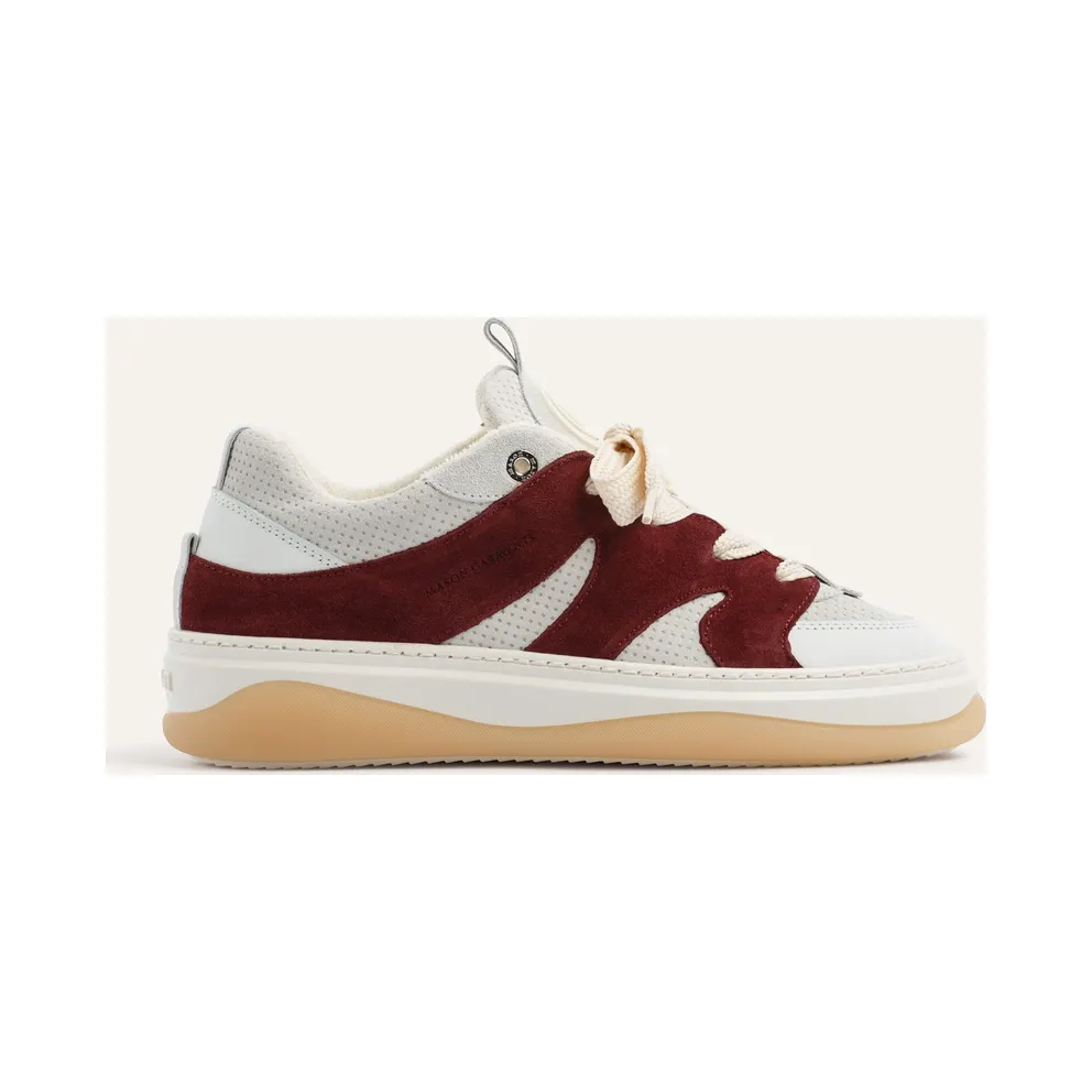Mason Garments White, Burgundy (MG52-12G)