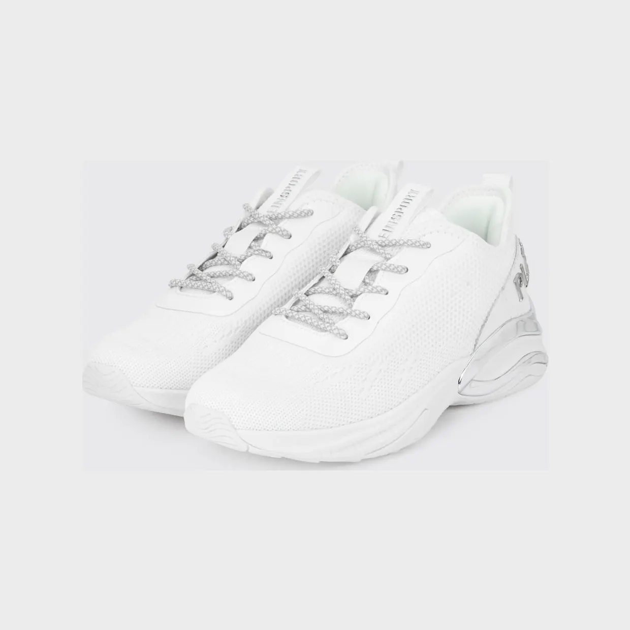 Plein Sport Crochet Knit Sneakers White (SAESUSC0747STE003N0101)