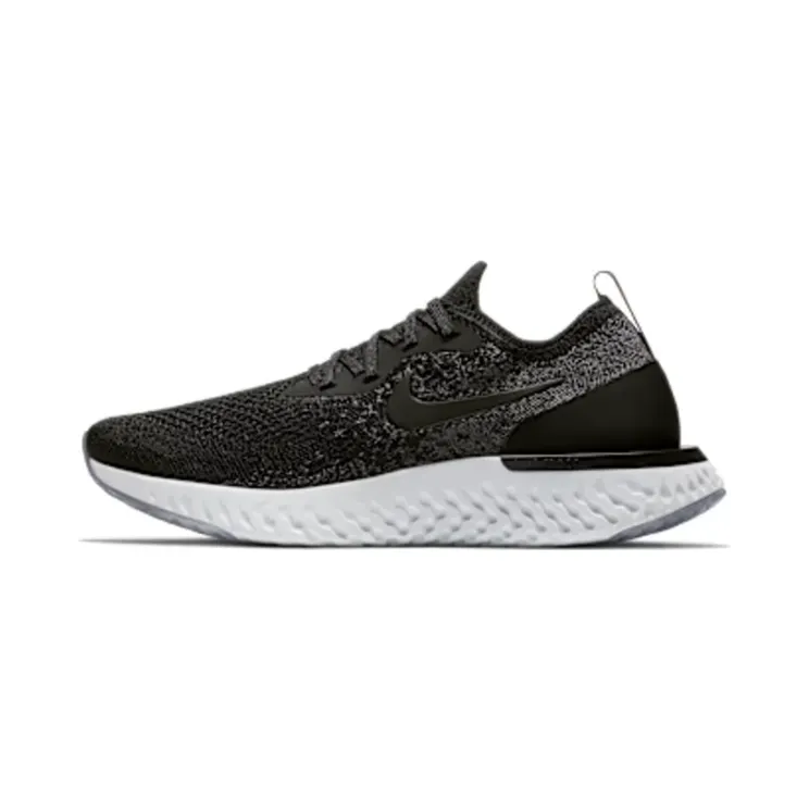 Nike Epic React Flyknit “Black / Dark Grey / Pure Platinum / White” (AQ0070-001)