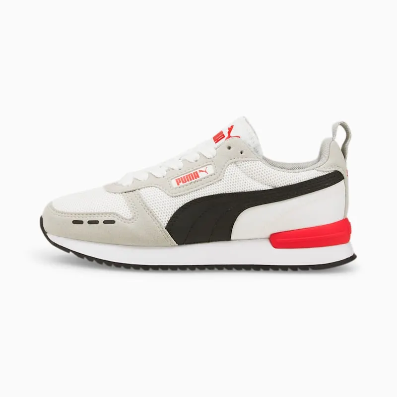 PUMA R78 Youth White/Black/High Risk Red (373616-24)