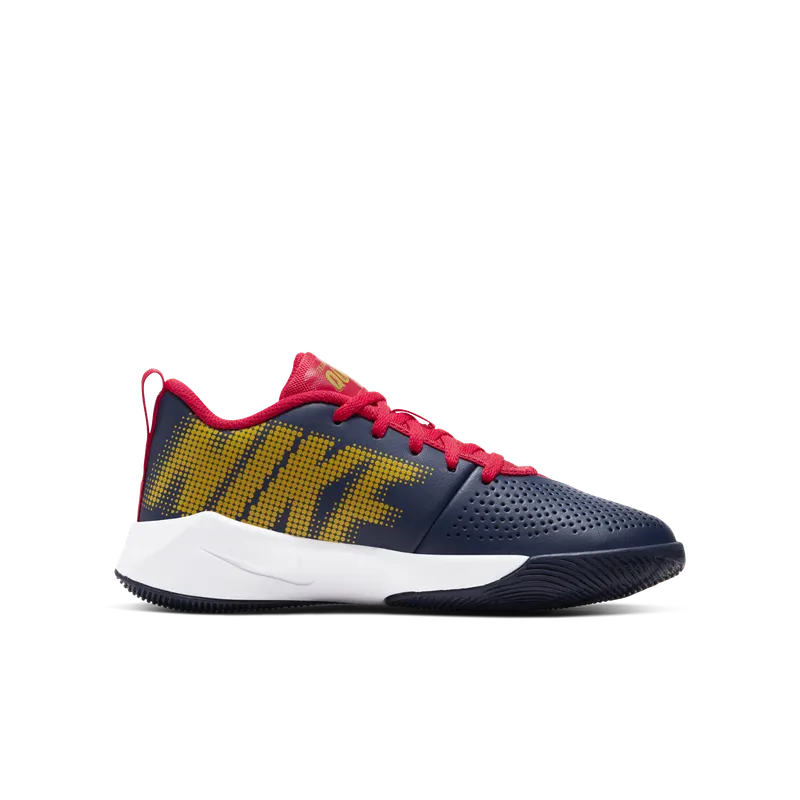 Nike  Team Hustle Quick 2 University Red Navy (GS) University Red/Saffron Quartz/White (AT5298-602)