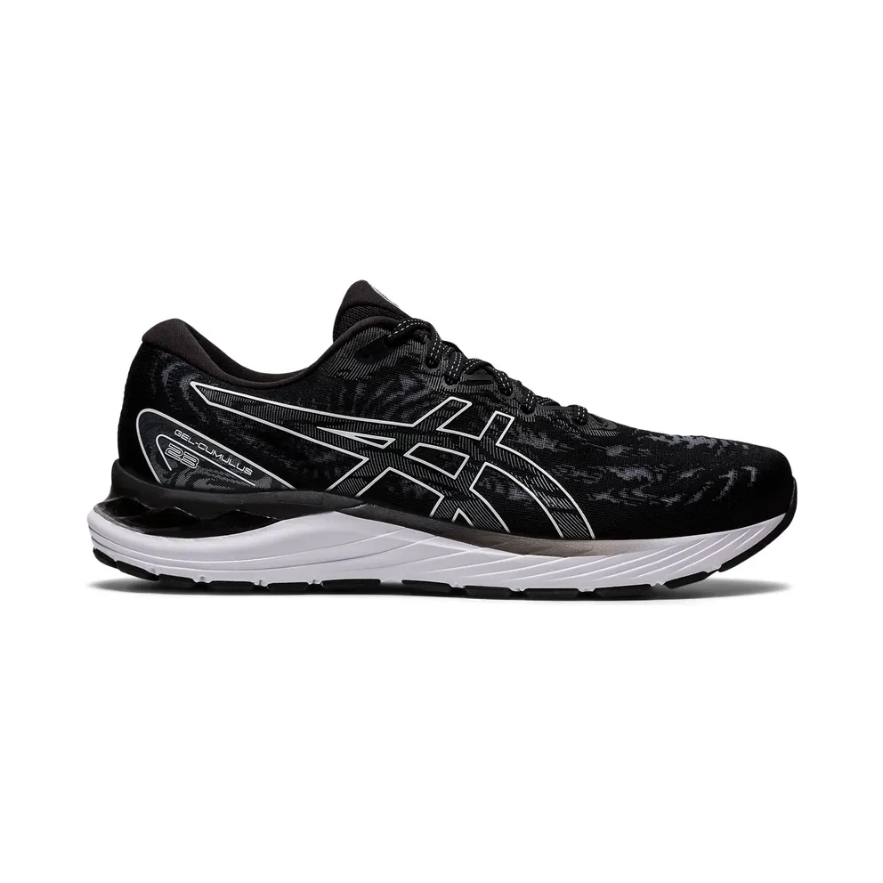 ASICS Gel-Cumulus 23 Black White (2E) (1011B014-001)