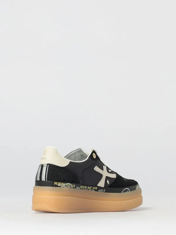 Premiata Micol Suede Sneakers Black 1 (MICOL8193) (2)