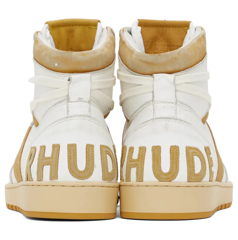Rhude Rhecess-Sky Hi “White/Yellow” (RHFW22FO04489660) (2)