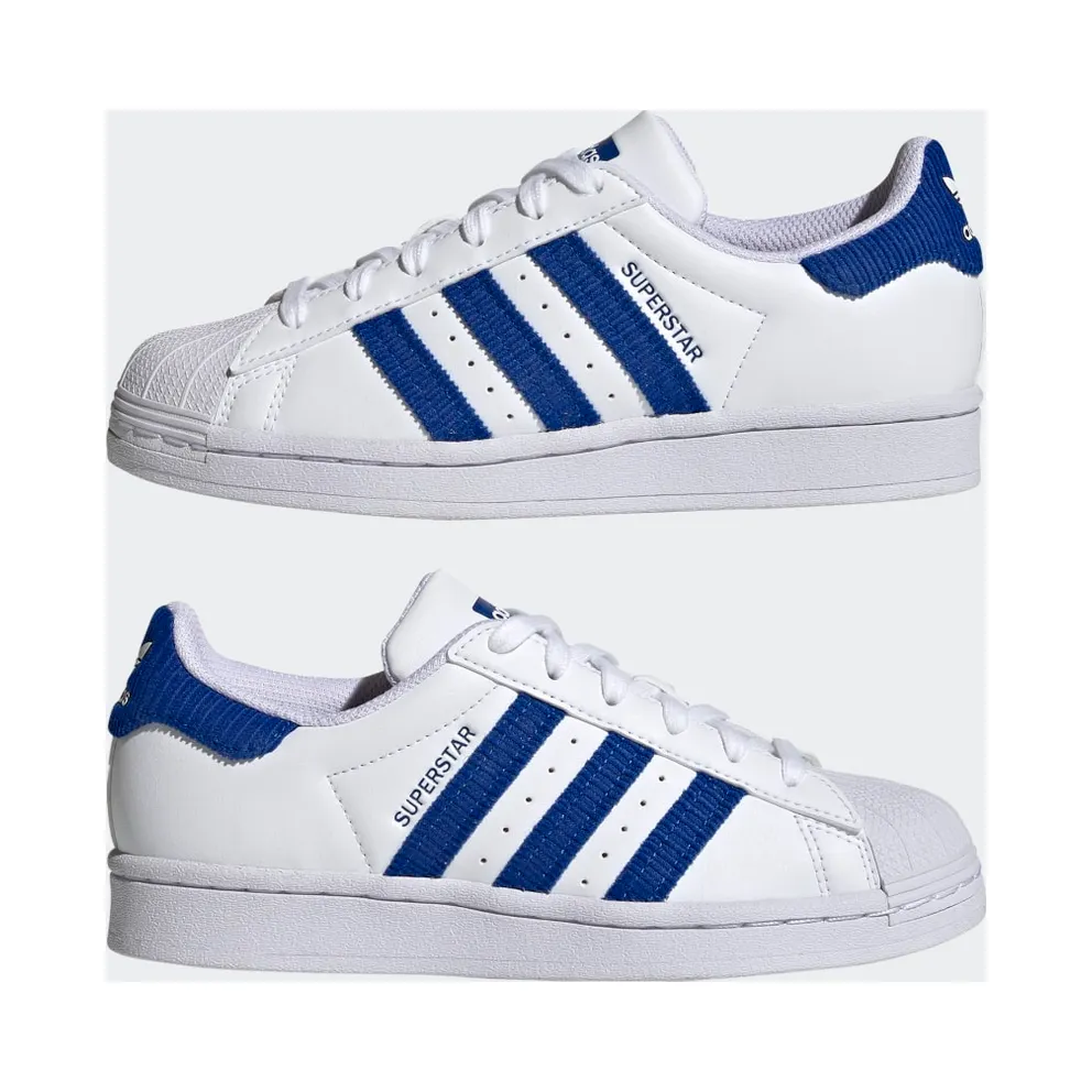 Adidas Superstar Cloud White / Royal Blue / Cloud White (GV7951)