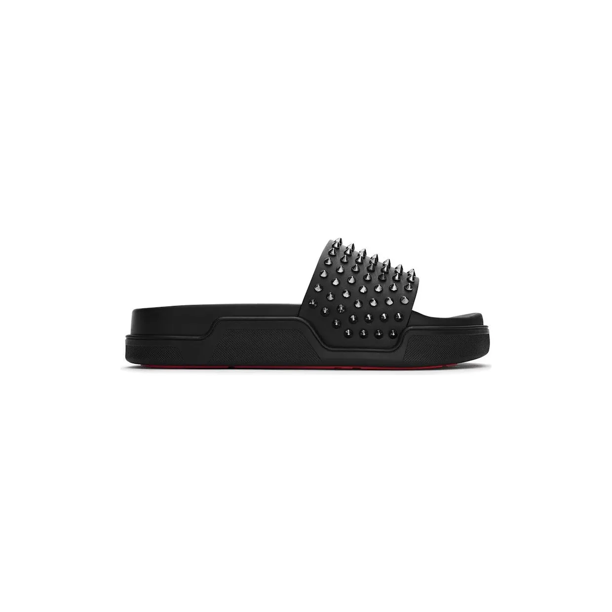 Christian Louboutin Pool Fun Flat Black Gun (1201293 BK58)