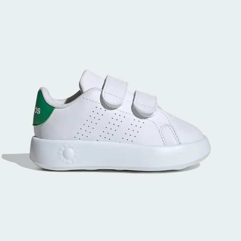 adidas Advantage Kids Cloud White / Cloud White / Green (ID5286)