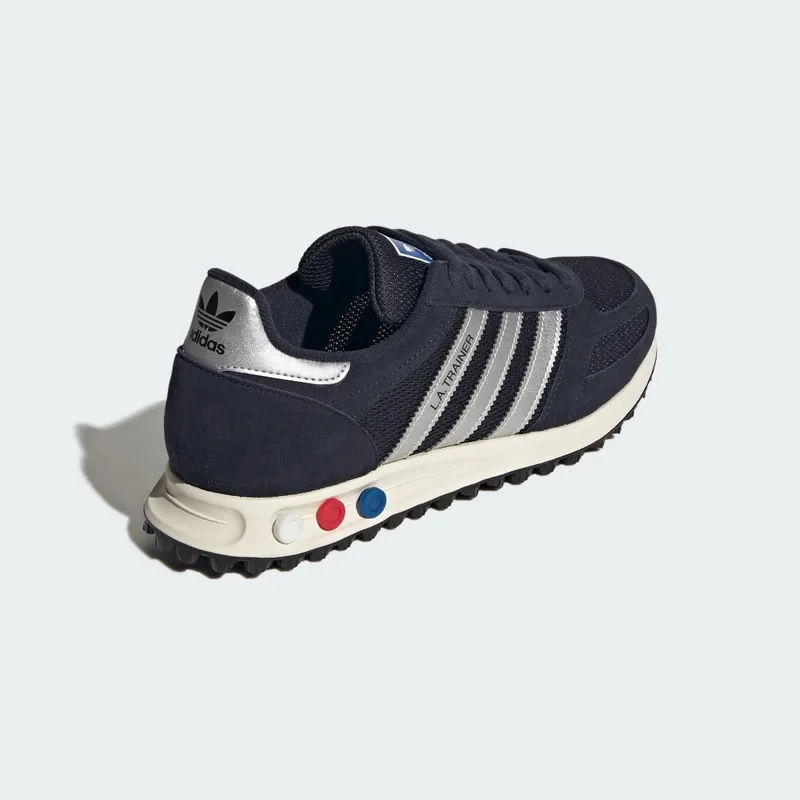 Adidas LA TRAINER OG Shoes Legend Ink / Silver Metallic / Off White (KJ4382)