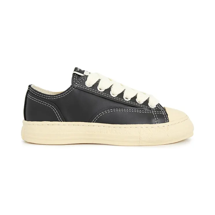 Maison Mihara Yasuhiro Trent Leather Low Black (S14FW714-BLACK)