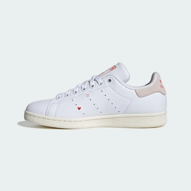 adidas Stan Smith Shoes Cloud White / Putty Mauve / Bright Red (IG8482)