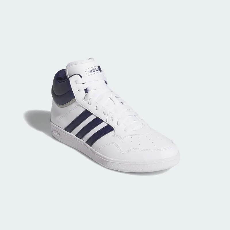 Adidas Hoops 4.0 Mid Cloud White / Dark Blue / Grey Two (JQ9995)