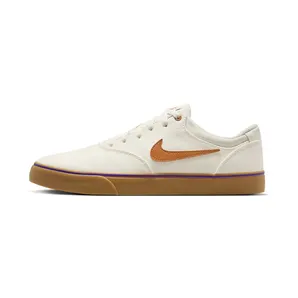 Nike SB Chron 2 Canvas “Summit White / Gum Light Brown / Monarch” (DM3494-107)