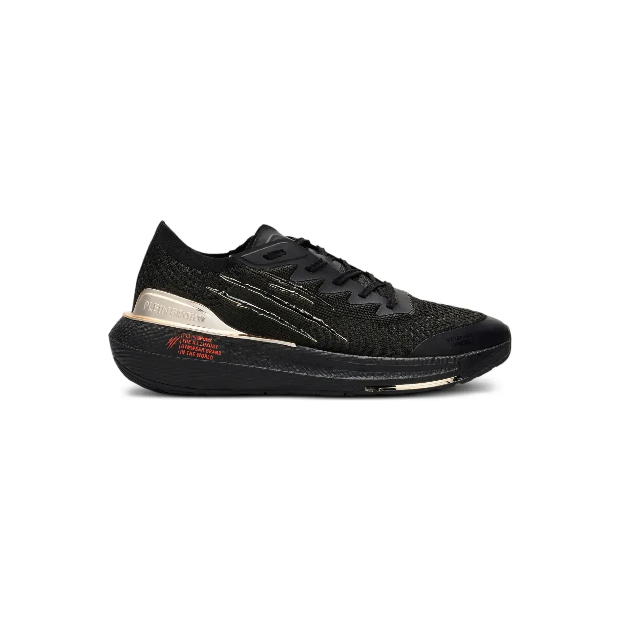 Plein Sport sneakers met labelprintdetails model ‘ATOMIC SPEED’ (AAESUSC0856STE003N)