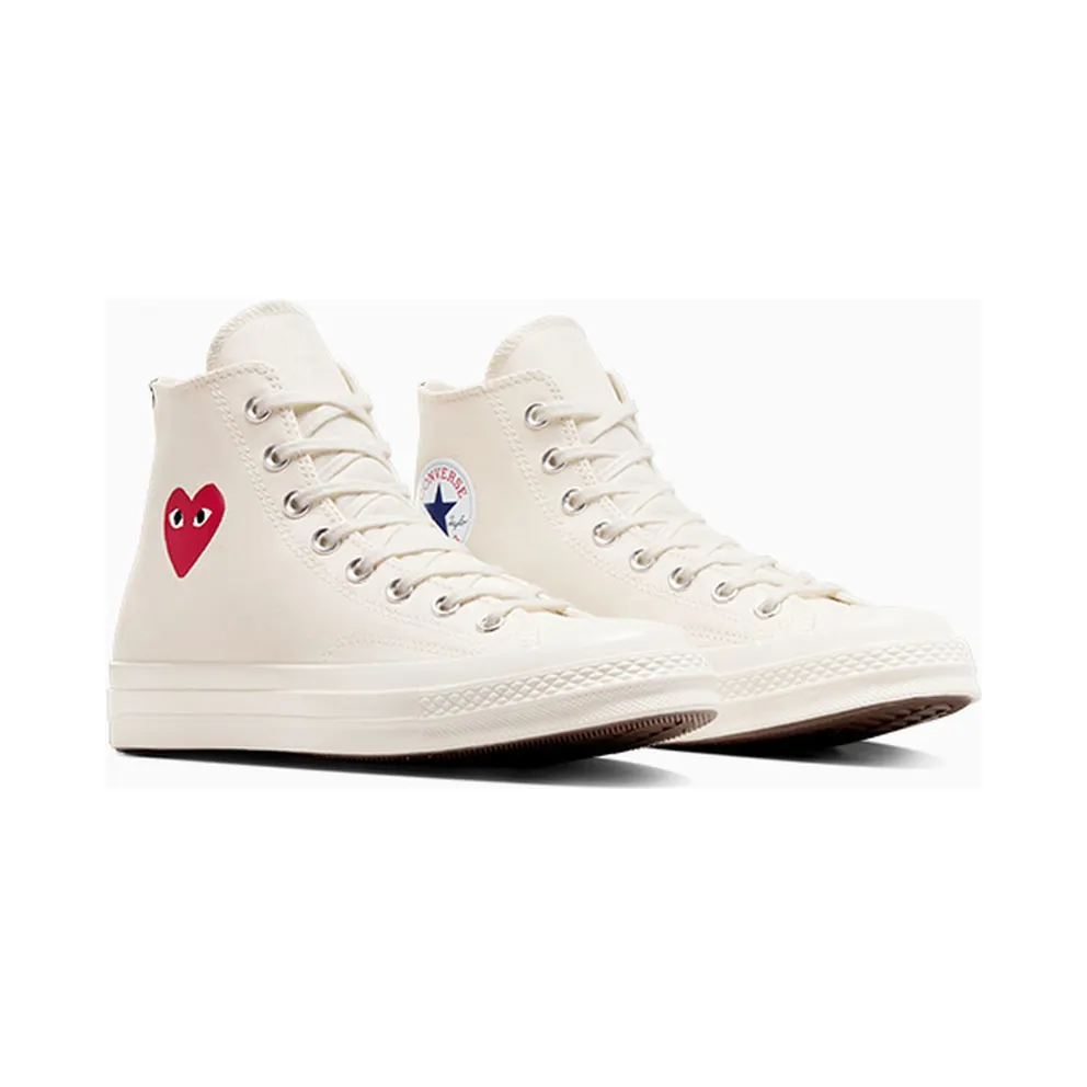 Converse PLAY Comme des Garçons Single Heart Chuck 70 Milk/Red/Black (A08800C)
