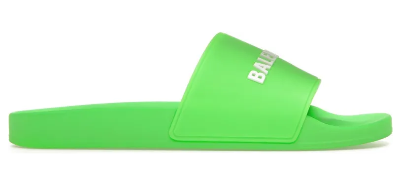 Balenciaga Pool Slide Green White (565826W1S823590)