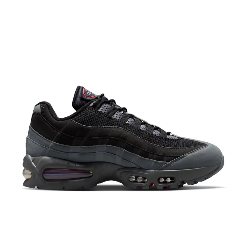 Nike Air Max 95 – “Black / Smoke Grey / Dark Smoke Grey / Tough Red” (HM4740-015)