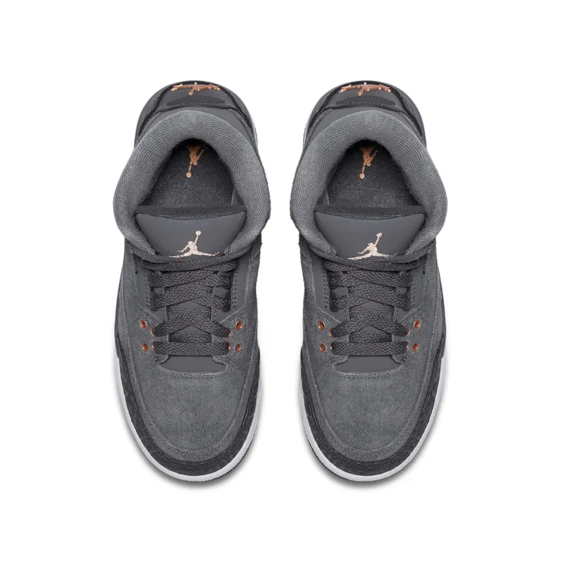Jordan 3 Retro Anthracite (GS) Anthracite/Metallic Red Bronze-White-Dark Grey (441140-035)