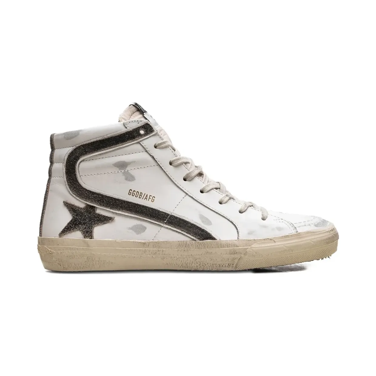 Golden Goose Slide High-Top-Sneakers “White” (GMF00115F006459)