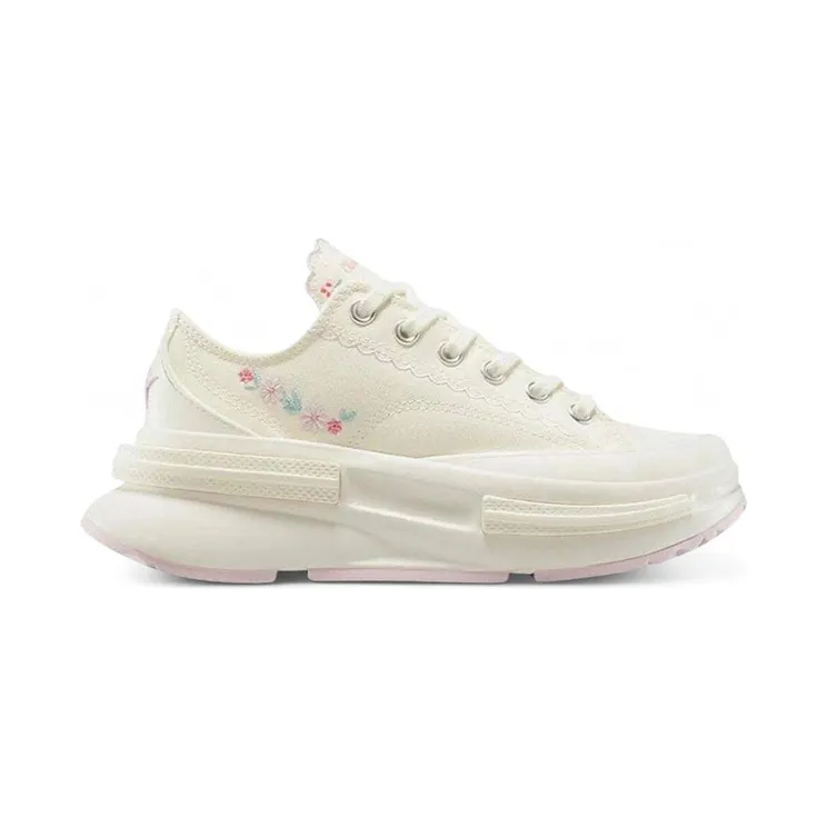 Converse Run Star Legacy CX Ox Egret Summit Pink Floral Embroidery (A15091C)