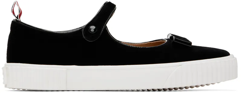 Thom Browne Black John Tennis Sneakers (FFF094A-03883)