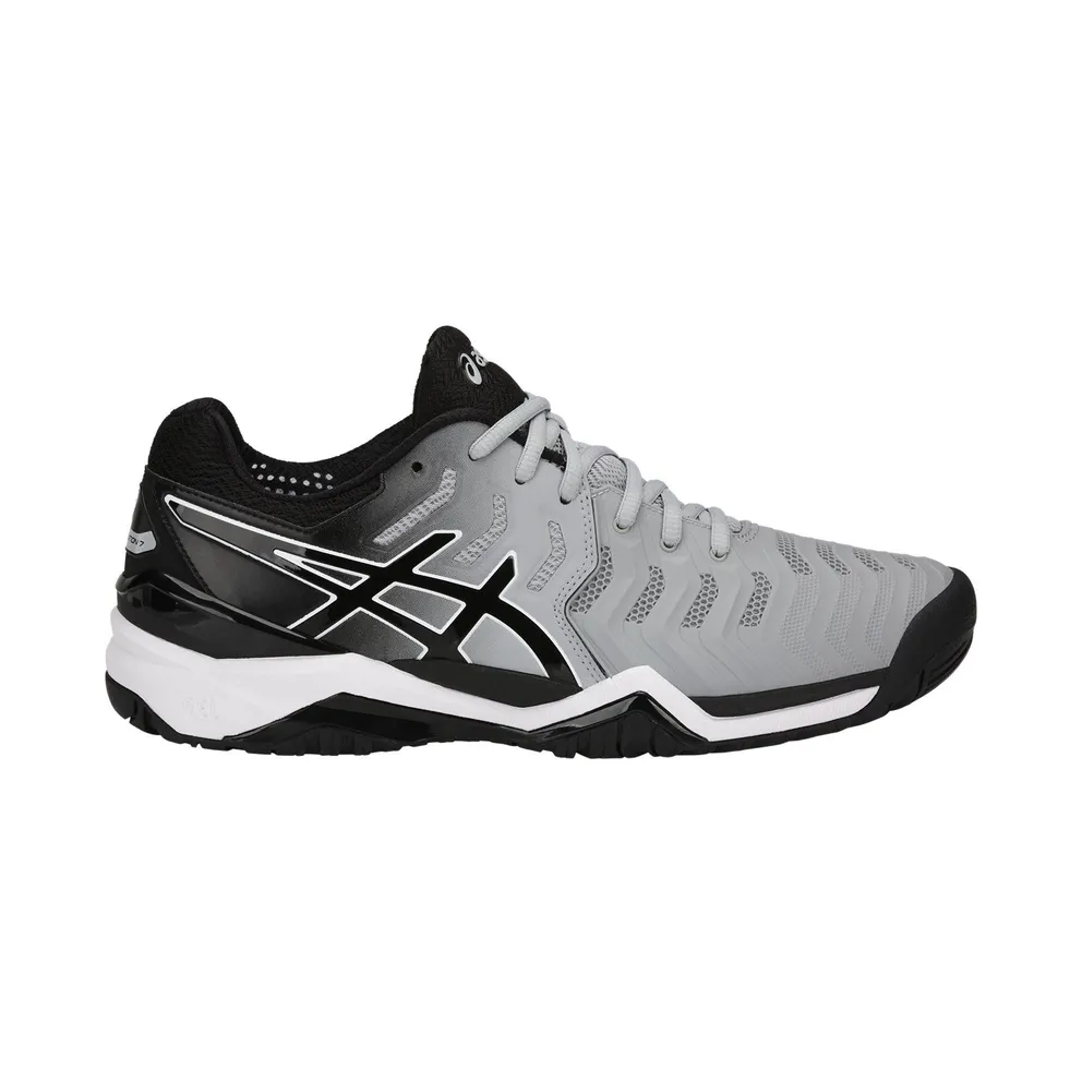 ASICS Gel-Resolution 7 Mid Grey Black White (E701Y-9690)