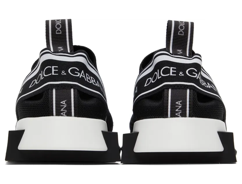 Dolce & Gabbana Black & White Sorrento Sneakers (CK1595 AH677) (2)